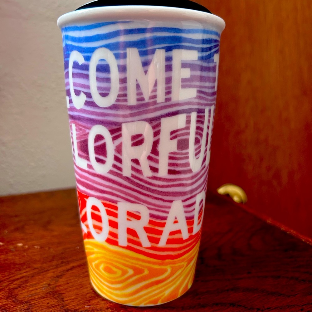 Welcome to Colorful Colorado Starbucks hot cup